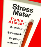 Stress test meter